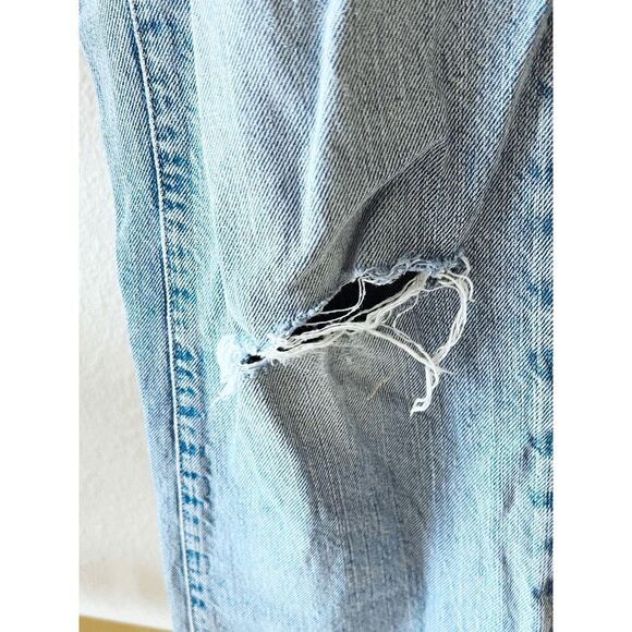 Vintage Y2k Tommy Hilfiger Distressed Straight Leg Jeans - Picture 2 of 5